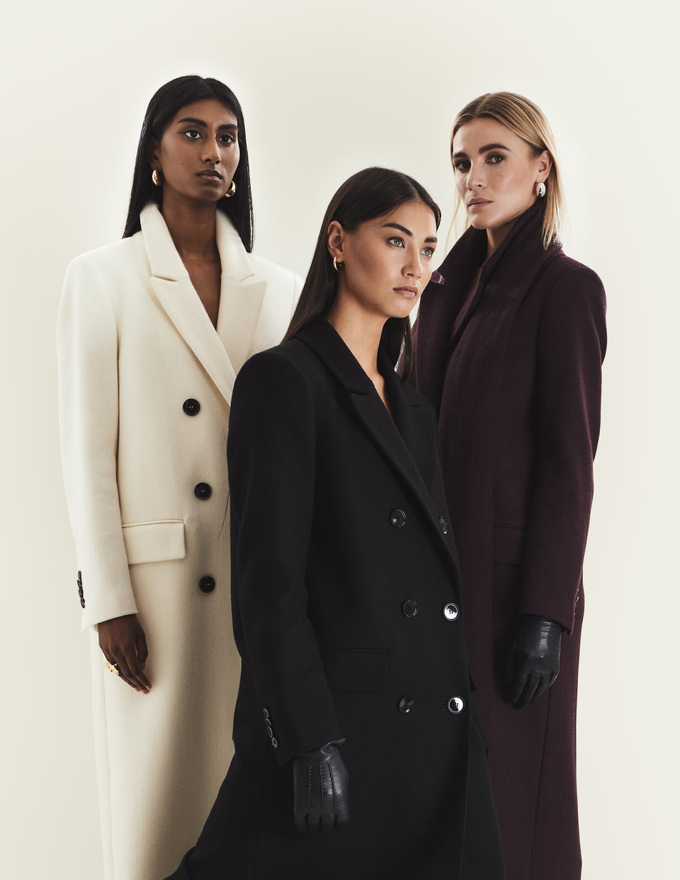 Wool Coat Saba Trench Coat Saba Karla Wool Longline Trench Coat