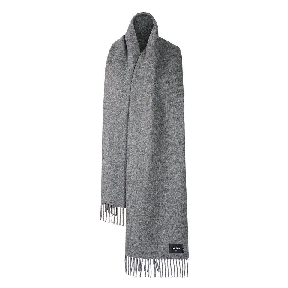 COCOON SCARF IN DOVE GREY