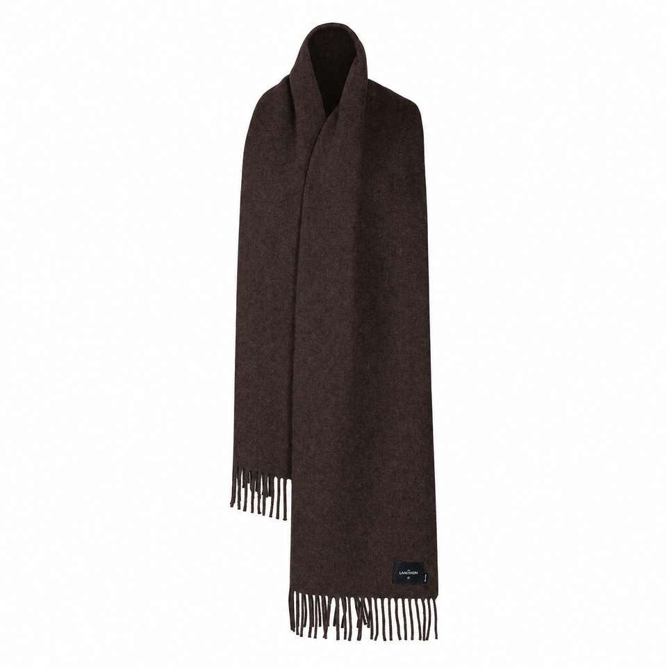 COCOON SCARF IN CHESTNUT