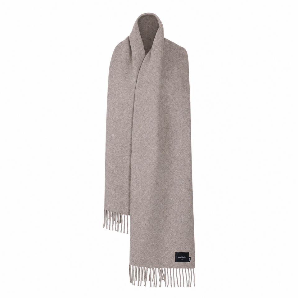 COCOON SCARF IN ALMOND